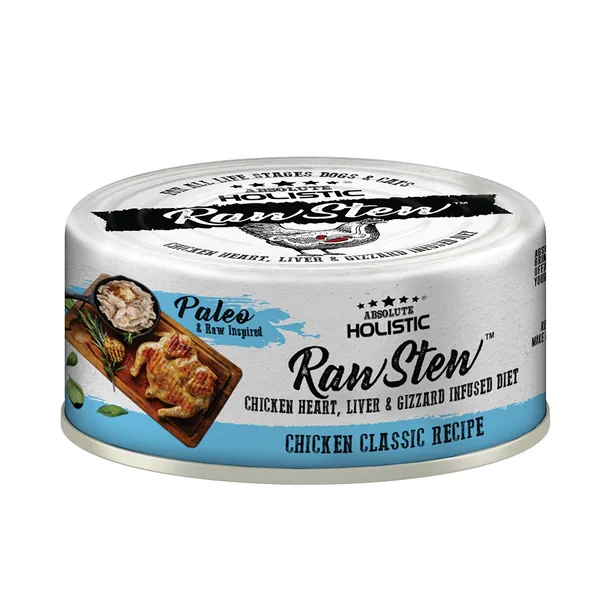 Absolute Holistic Dog & Cat Raw Stew Chicken Organs - Chicken Classic 80g (EXPIRY APR 2025)