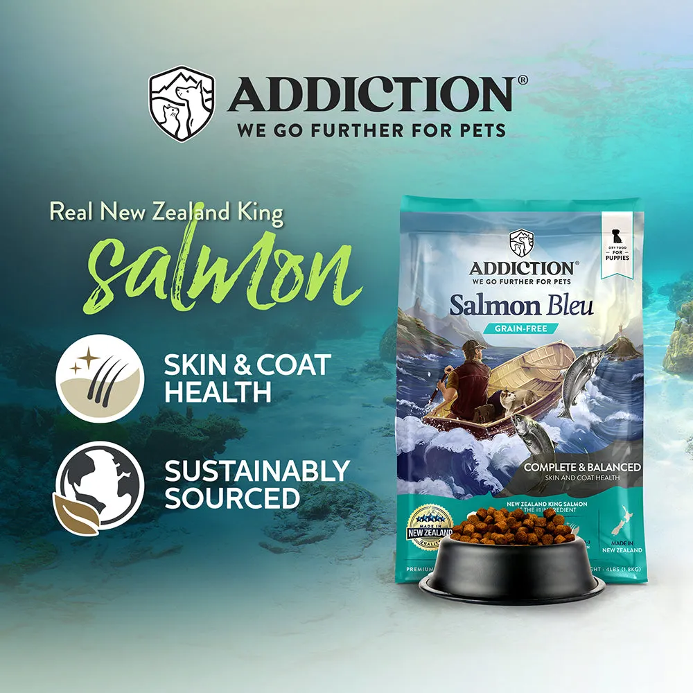 Addiction Dog Puppy Salmon Bleu Formula 4lb