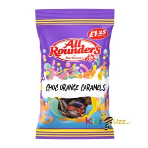 All Rounders Choc Orange Caramels 12X 110g Tasty Treaty