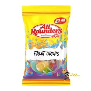 All Rounders Fruit Drops 12X 110g Tasty Treaty