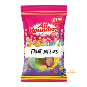 All Rounders Fruit Jellies Drops 12X 110g Tasty Treaty