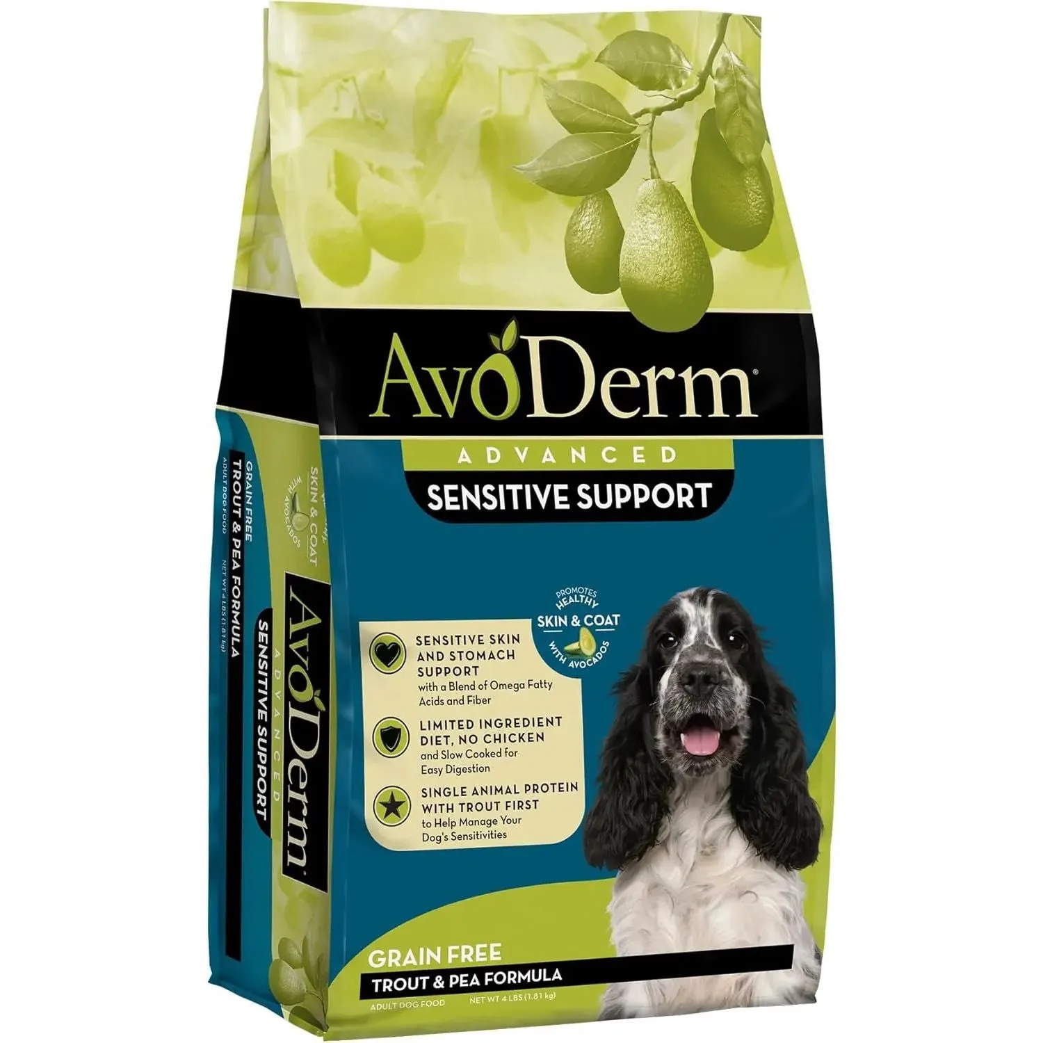 AvoDerm Grain Free LID Revolving Menu Trout & Pea Recipe Dry Dog Food