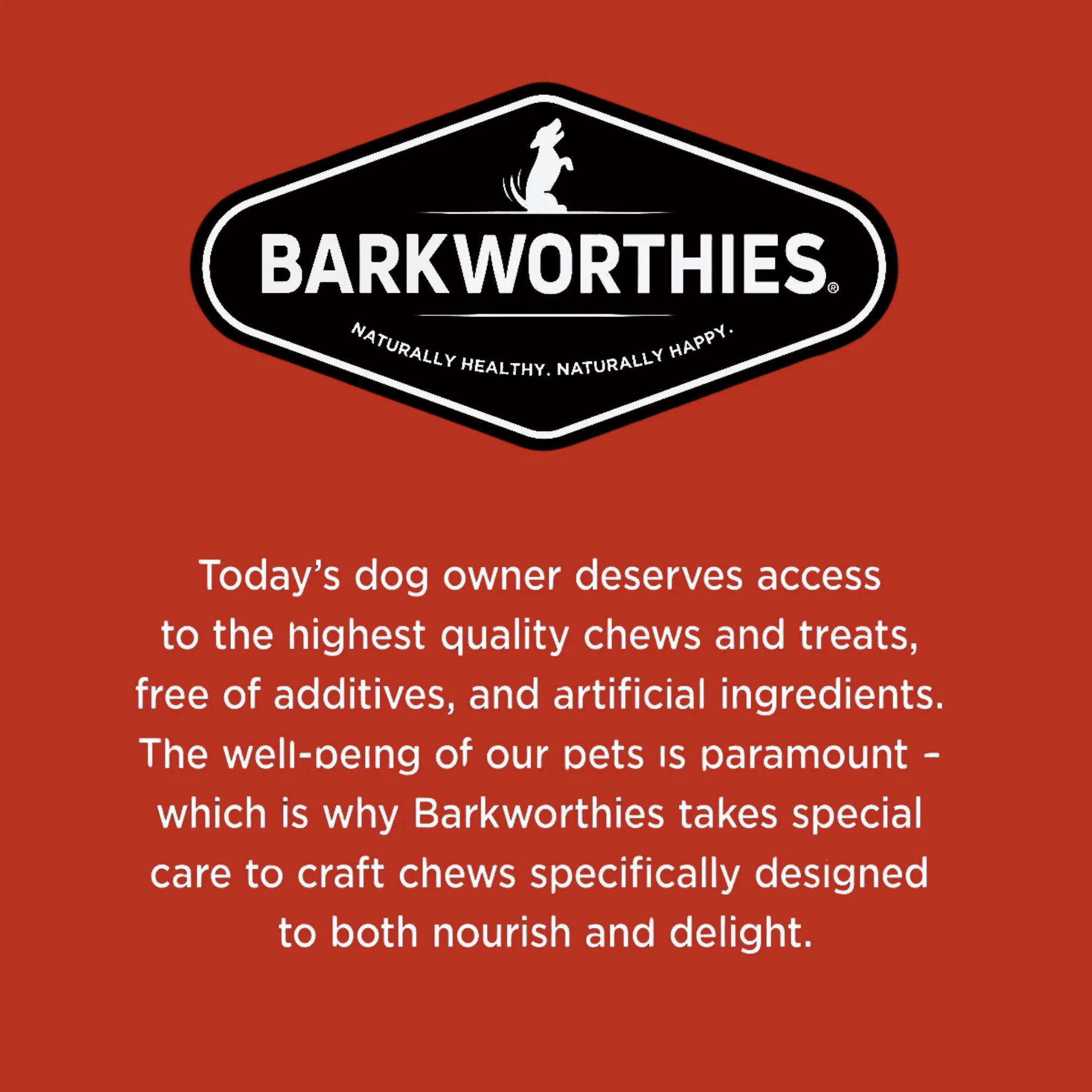 Barkworthies Naturally Smoked Beef Gullet Sticks Dog Chews