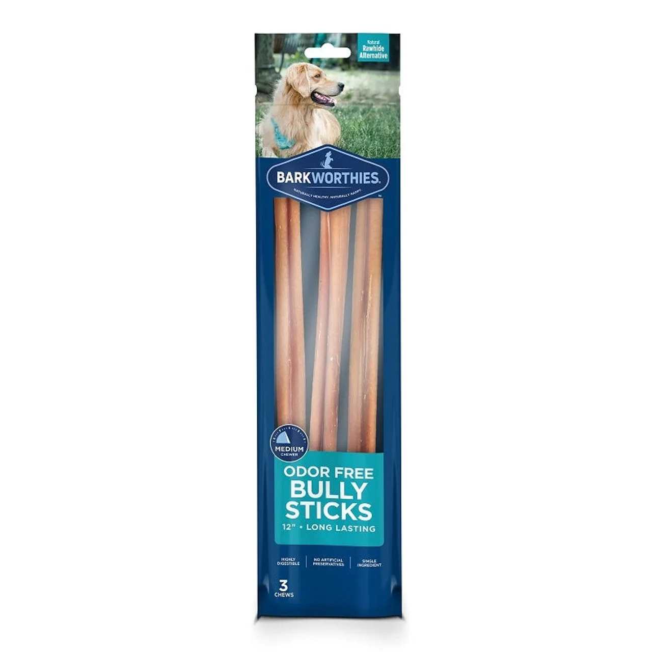 Barkworthies Odor Free Bully Stick Value Packs