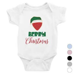 Berry Christmas Baby Bodysuit