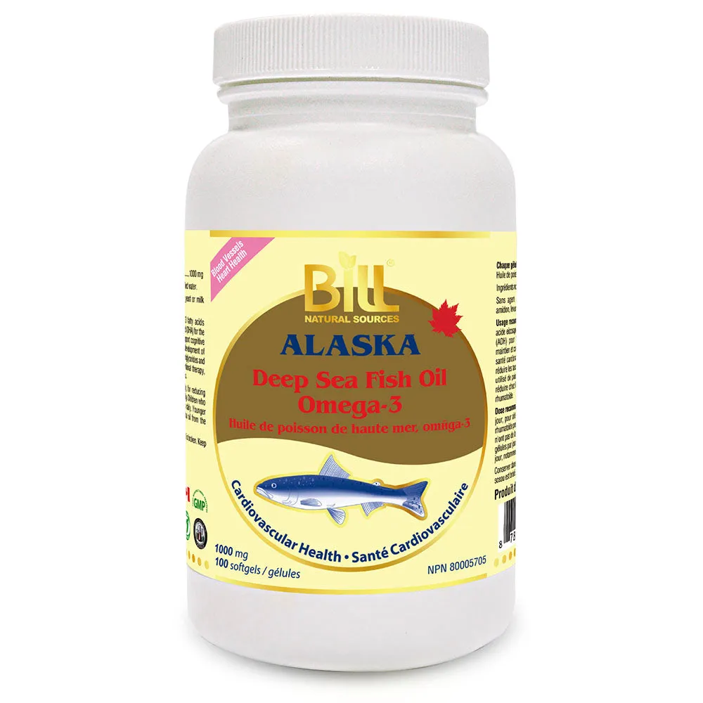 BILL Natural Sources® Deep Sea Fish Oil 1000mg Softgels