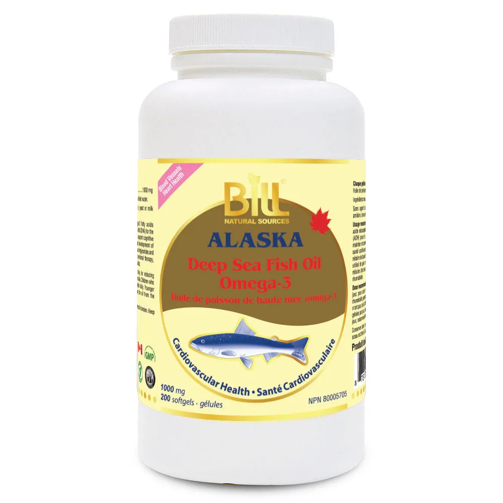 BILL Natural Sources® Deep Sea Fish Oil 1000mg Softgels