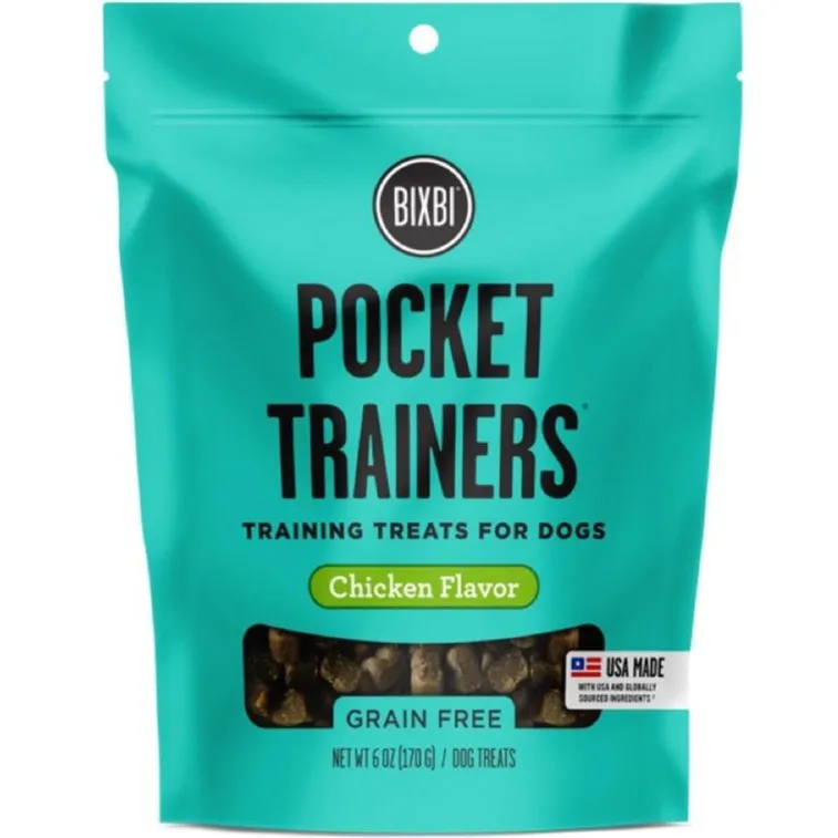 Bixbi Pocket Trainers Chicken Grain-Free Dog Treats 170g