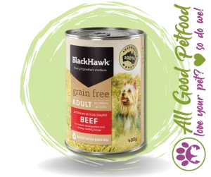 BlackHawk Grain Free Beef Can - 400g