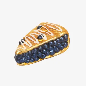 Blueberry Pie Slice Ornament