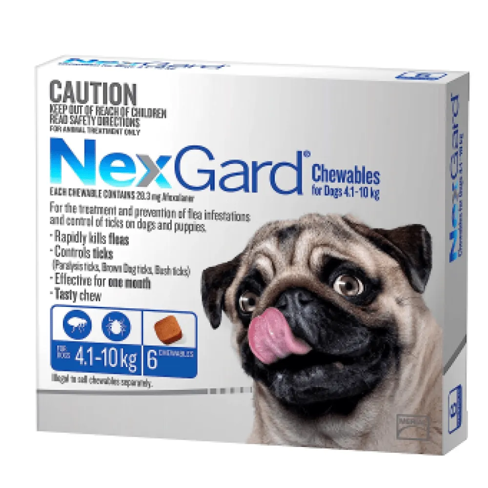 Boehringer Ingelheim Nexgard (Afoxolaner) Dog Tick and Flea Control Tablet (pack of 3 tablets)