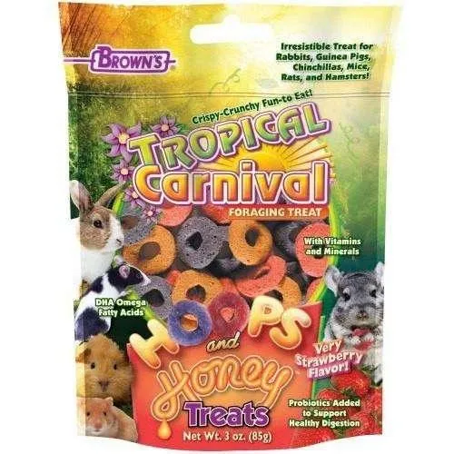 Brown's Small Animal Hoops & Honey Treats