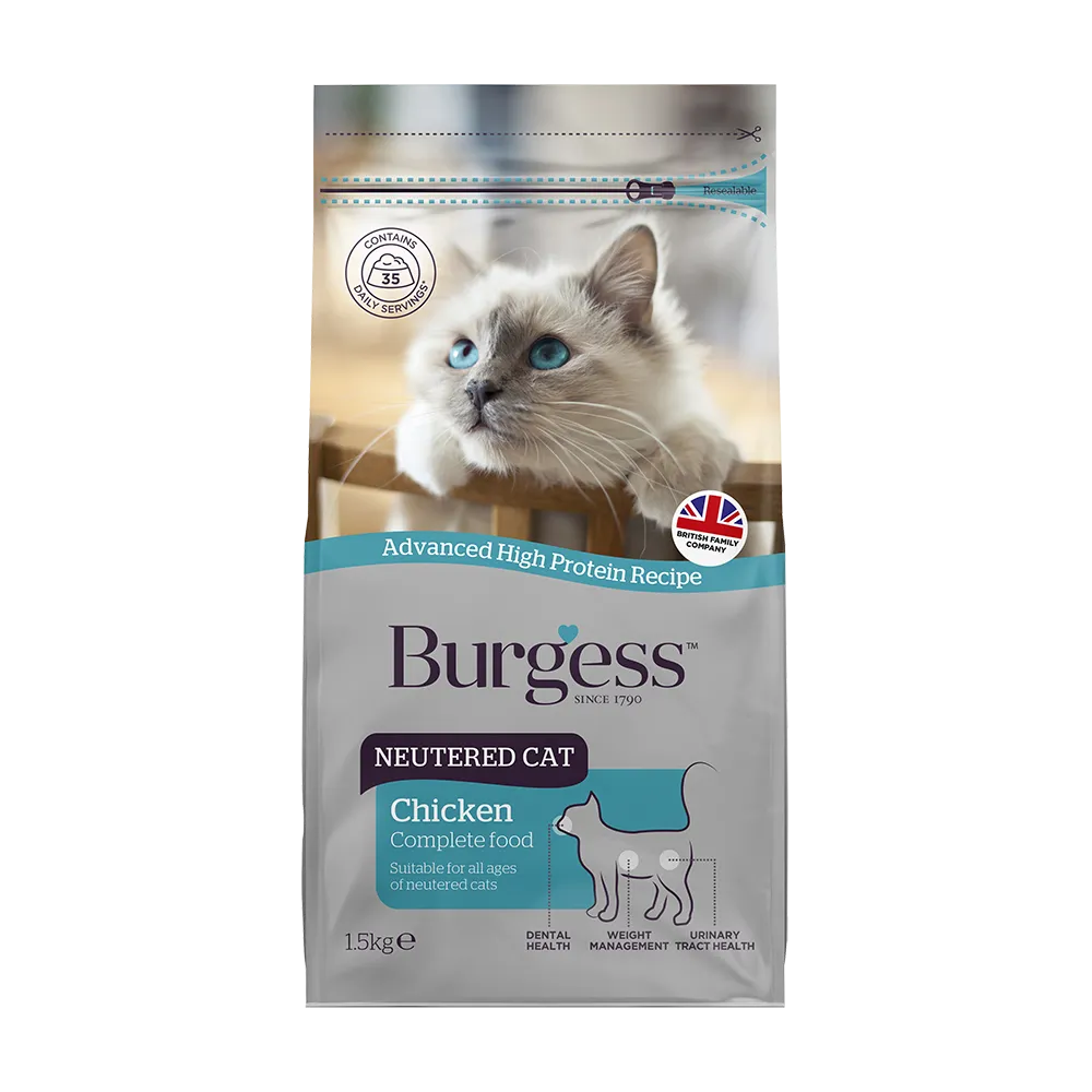 Burgess Cat Neutered Cat 1.5kg