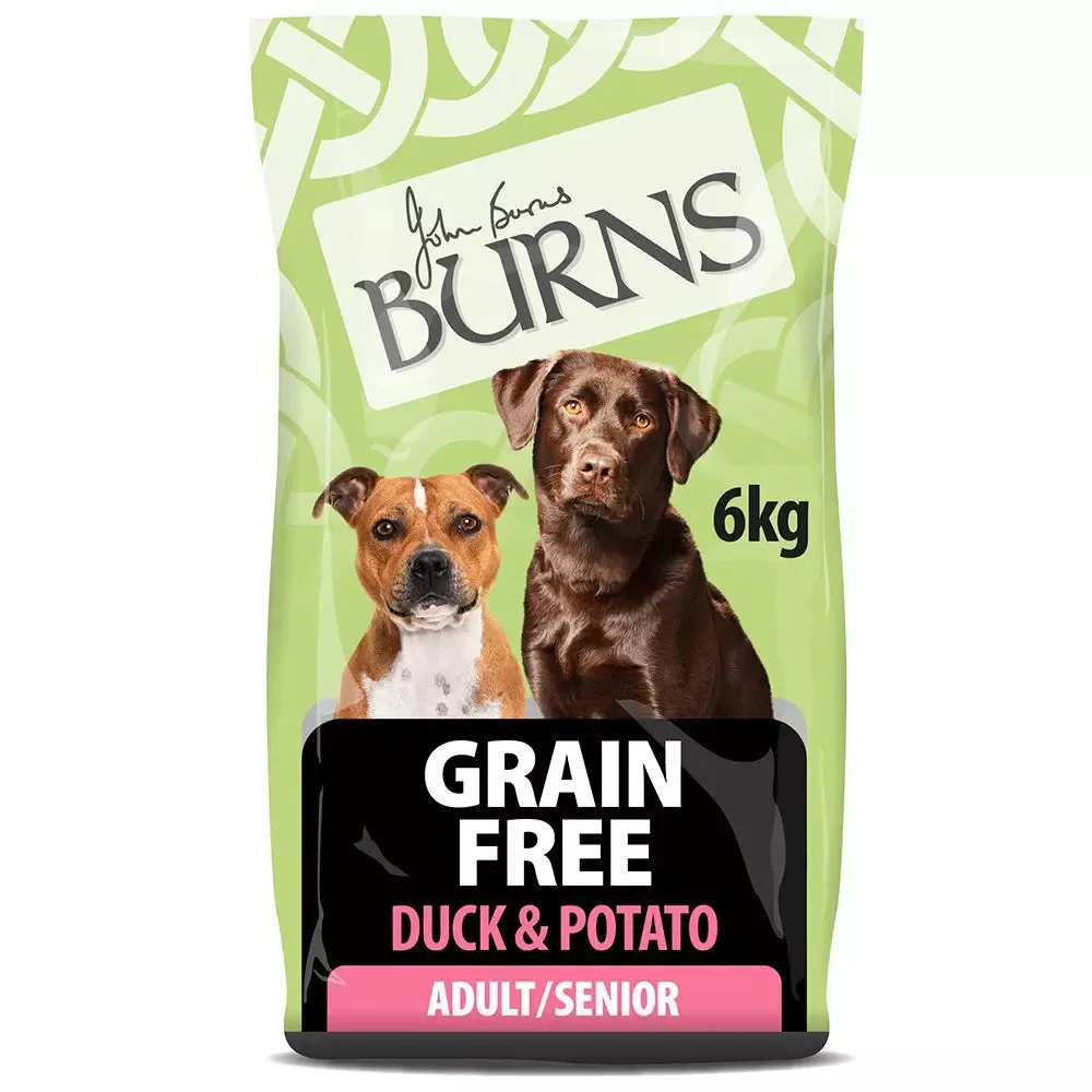 Burns Adult Dog Food Grain Free Duck & Potato