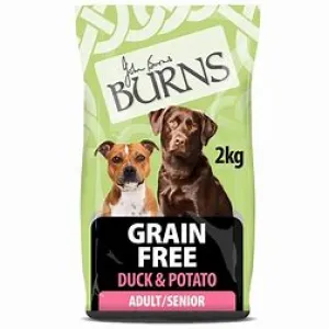 Burns Adult Dog Food Grain Free Duck & Potato