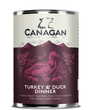 Canagan Turkey & Duck Dinner Dog Can 400gx6