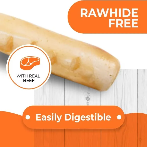 Canine Naturals Hide Free Beef Rolls Dog Chew