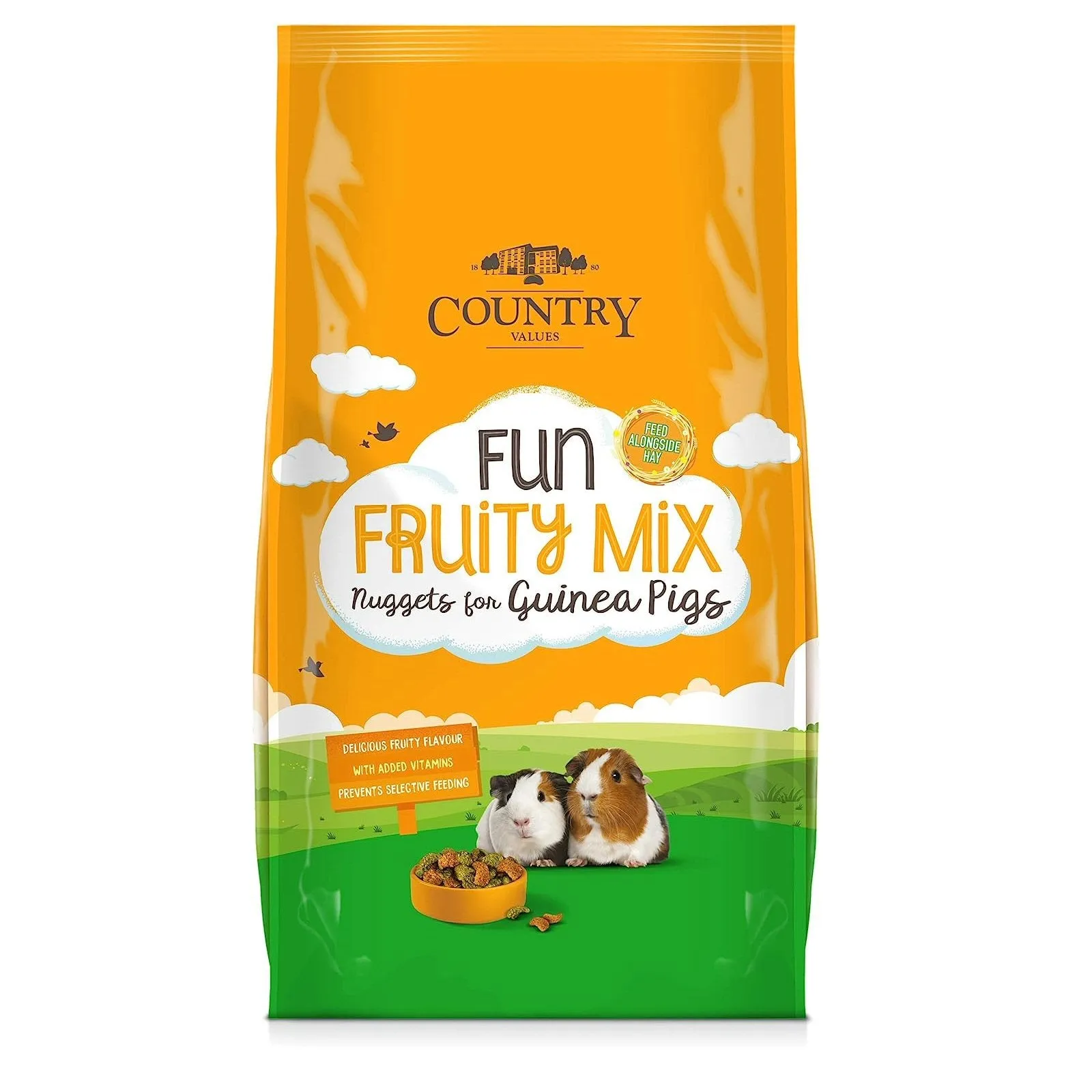 Country Value 1.5kg Fruity Nuggets for Guinea Pigs