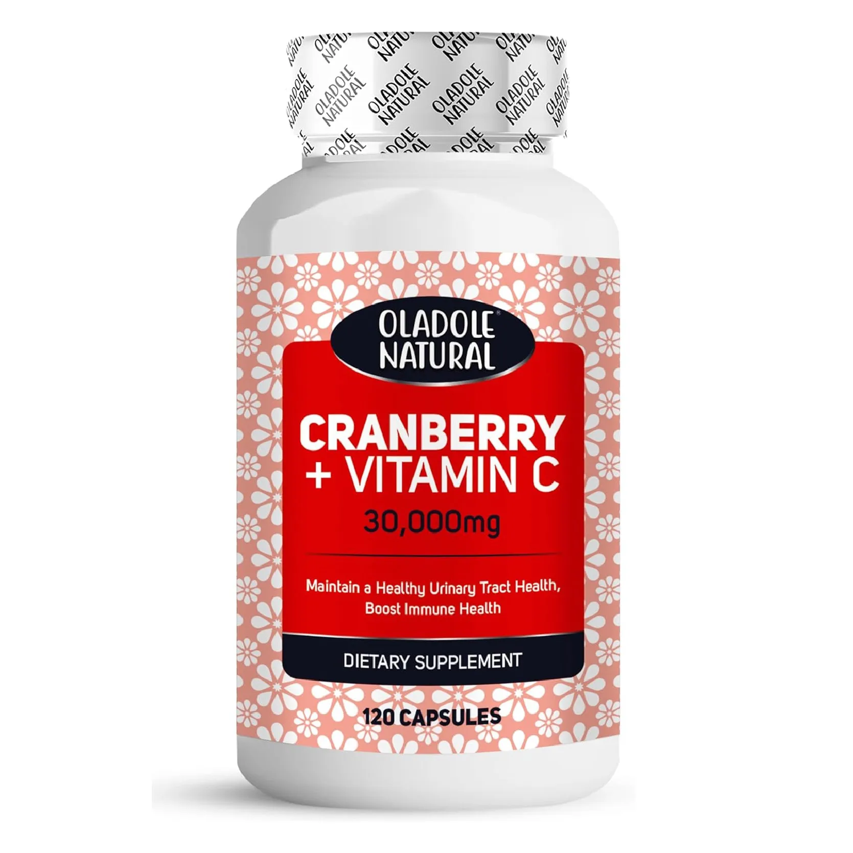 Cranberry (30,000 mg)   Vitamin C 120 Capsules