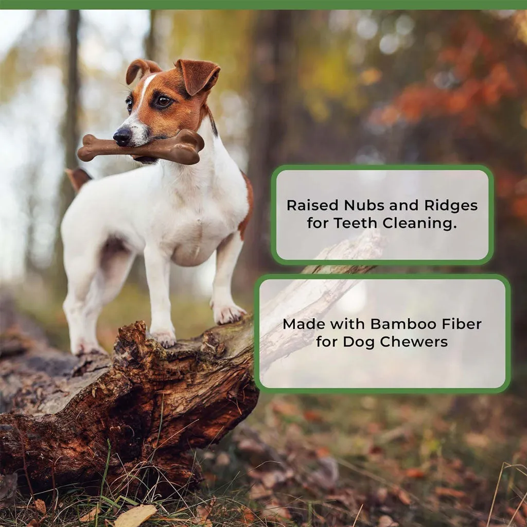 Ethical Pet Bam-Bones Bacon Flavor Chew Toy for Dogs