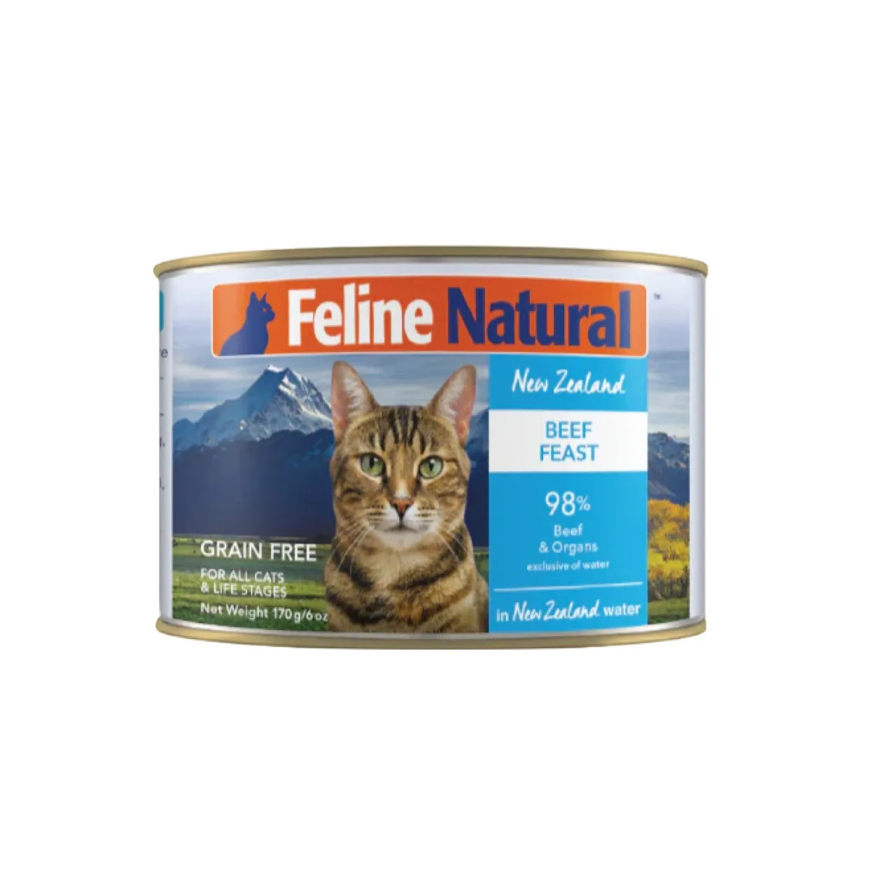 Feline Natural Beef Feast Cat Food Can 6oz