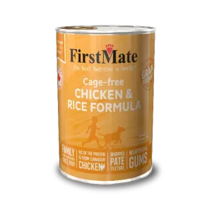 FirstMate Cage Free Chicken & Rice Formula Canned Dog Food