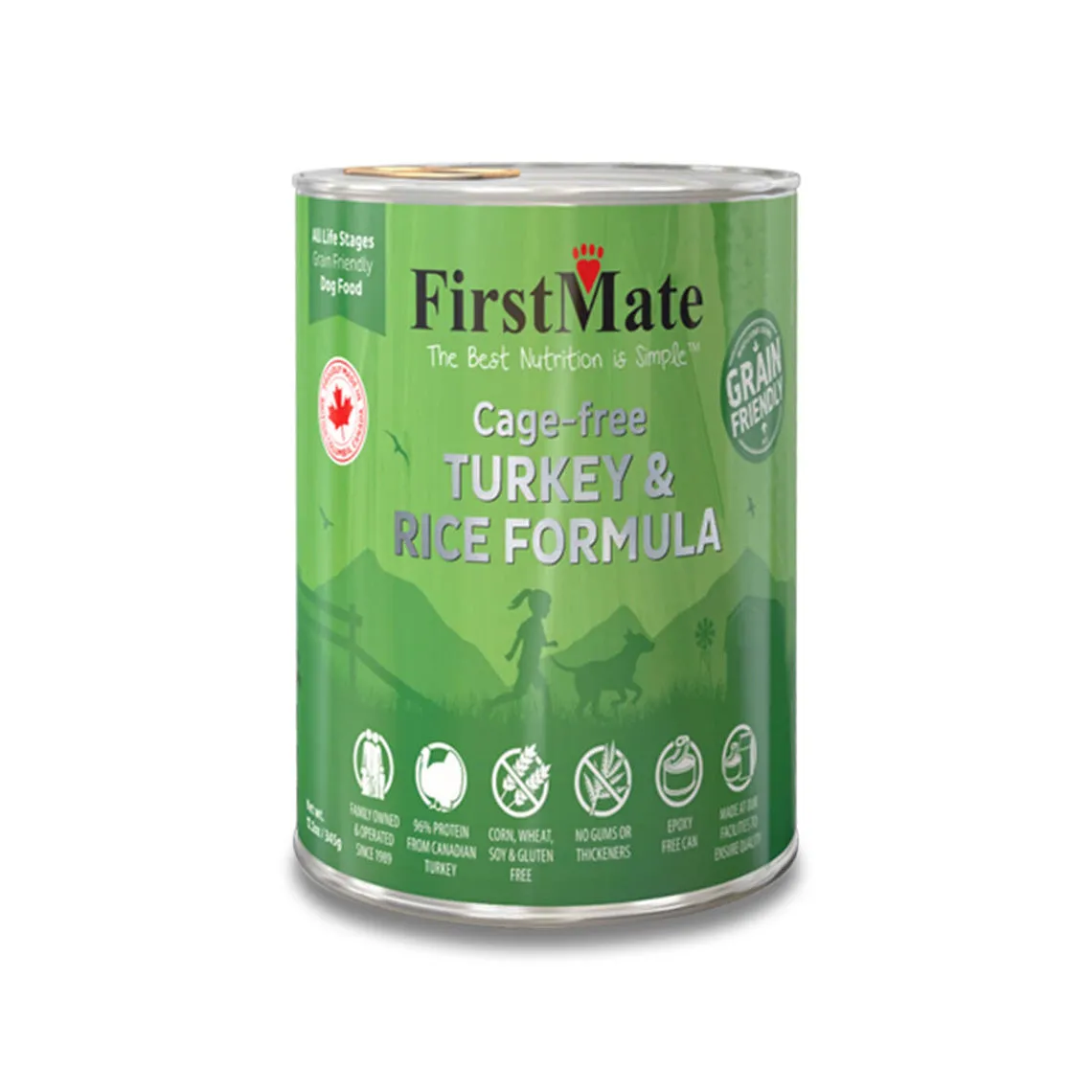 FirstMate Grain-Friendly Canned Wet Dog Food