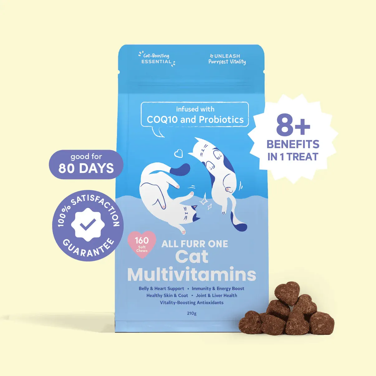 Floof Pets - All Furr One Cat Multivitamins (210g)