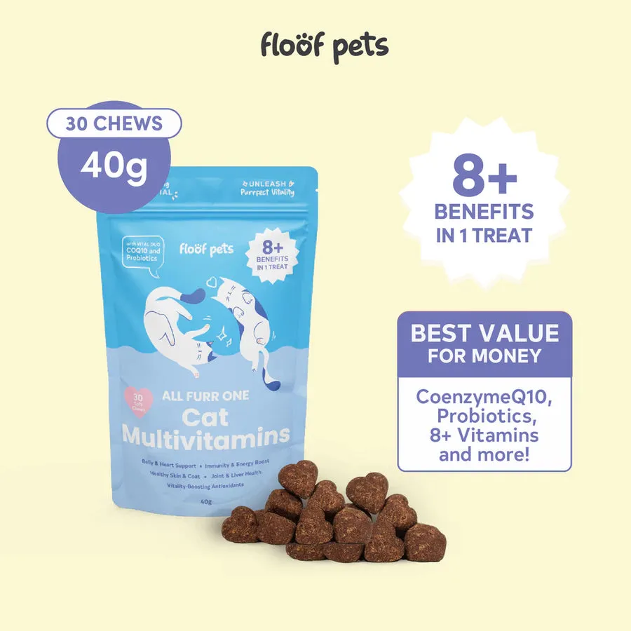 Floof Pets - All Furr One Cat Multivitamins (40g)