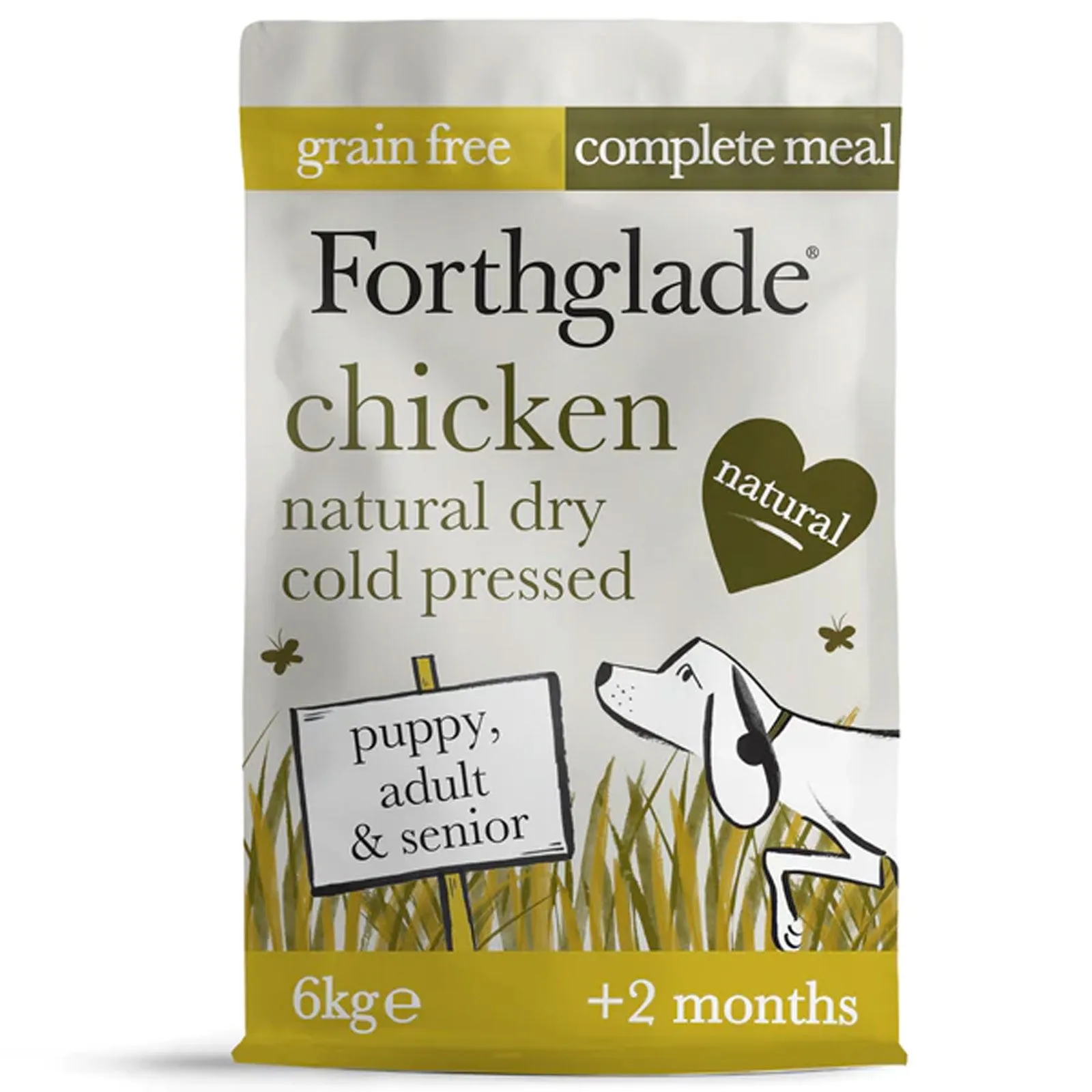 Forthglade Complete Grain Free Cold Pressed Chicken Dry Dog Food