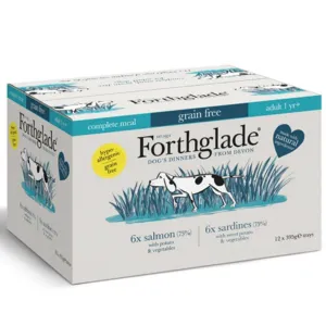 Forthglade Grain Free Fisherman's Selection Adult Dog Food Variety Pack