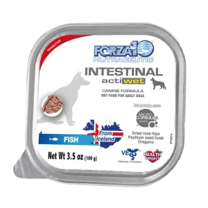 Forza10 Nutraceutic ActiWet Intestinal Fish Recipe Wet Dog Food 3.5 oz