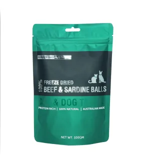 Freeze Dry Australia Beef and Sardine Ball Freeze Dried Cat & Dog Treats