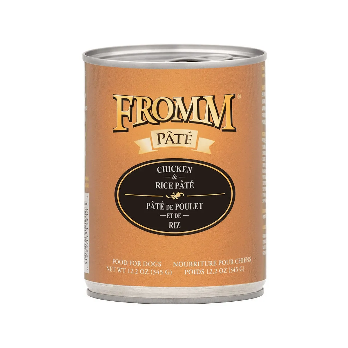 Fromm Chicken & Rice Pate Canned Dog Food 12.2oz