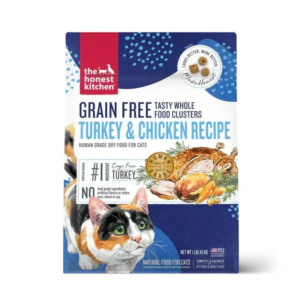 Grain Free Whole Food Turkey & Chicken Clusters for Cats