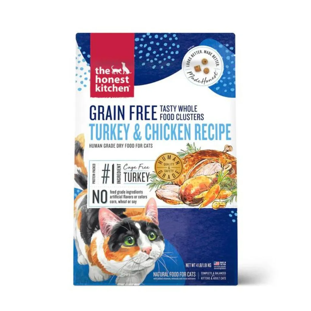 Grain Free Whole Food Turkey & Chicken Clusters for Cats