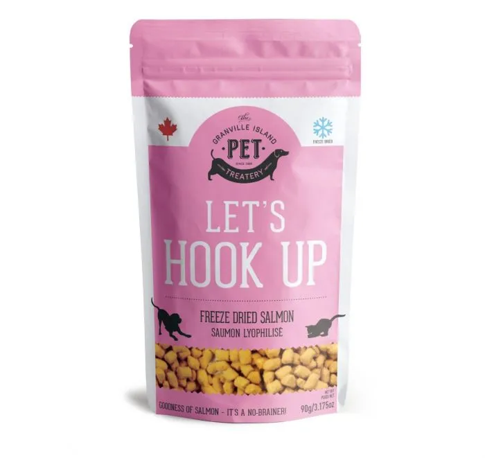 Granville Lets Hook Up Salmon Treats Dog 90 gr