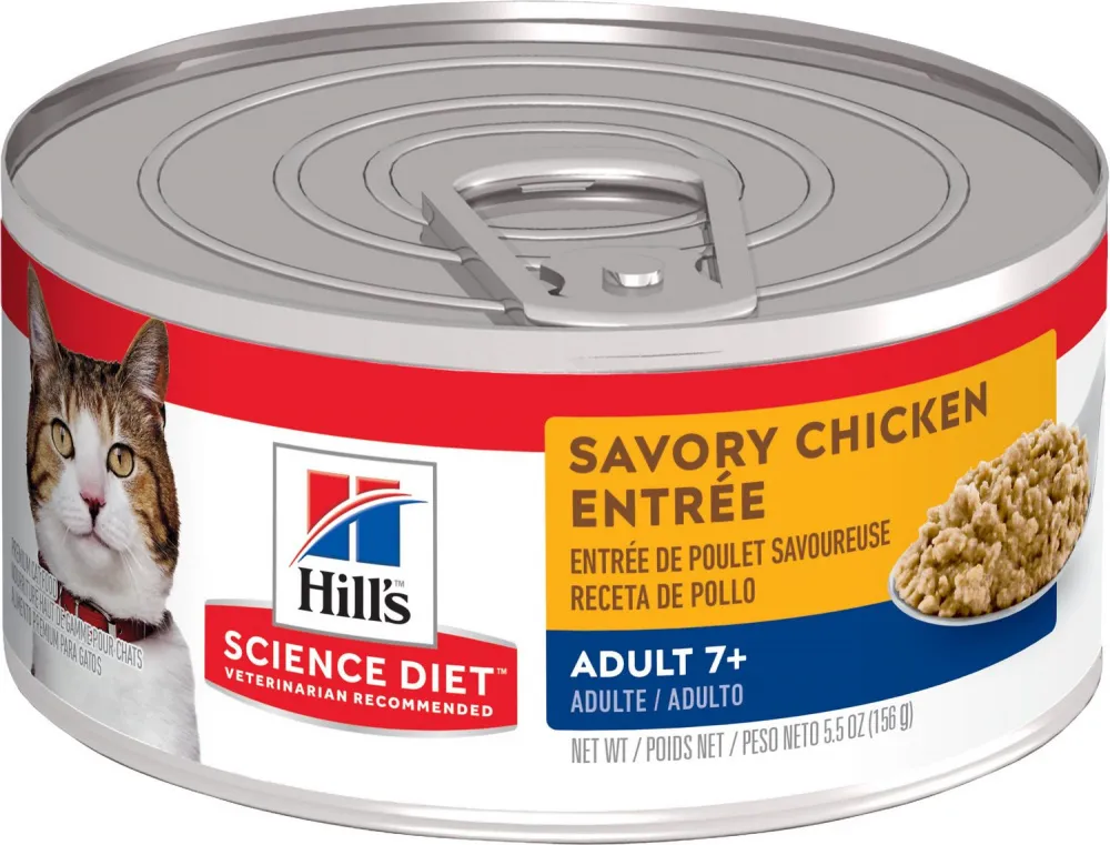 Hill's Science Diet Adult 7  Savory Chicken Entree Canned Cat Food