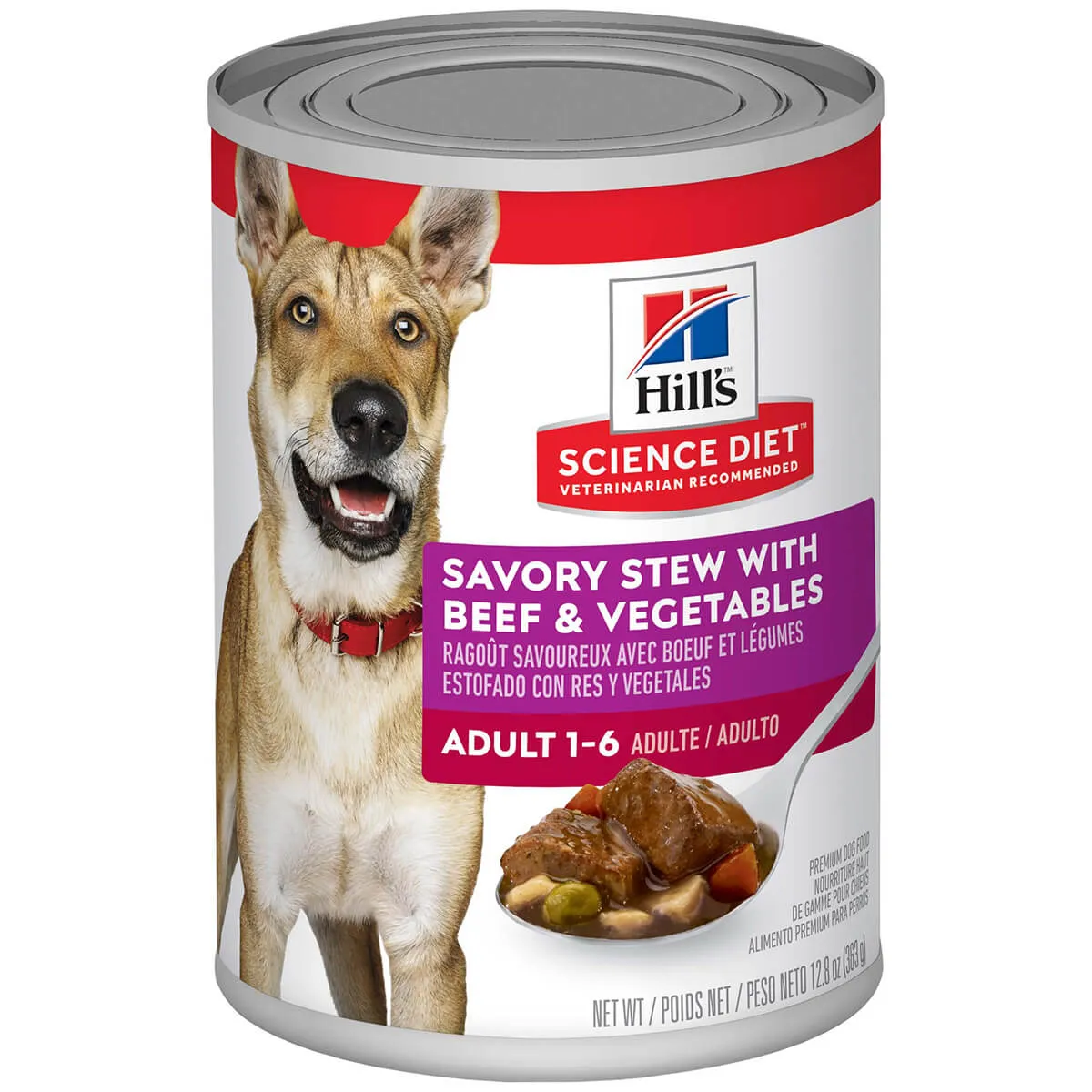 Hill's Science Diet Adult Beef Wet Dog Food 363G