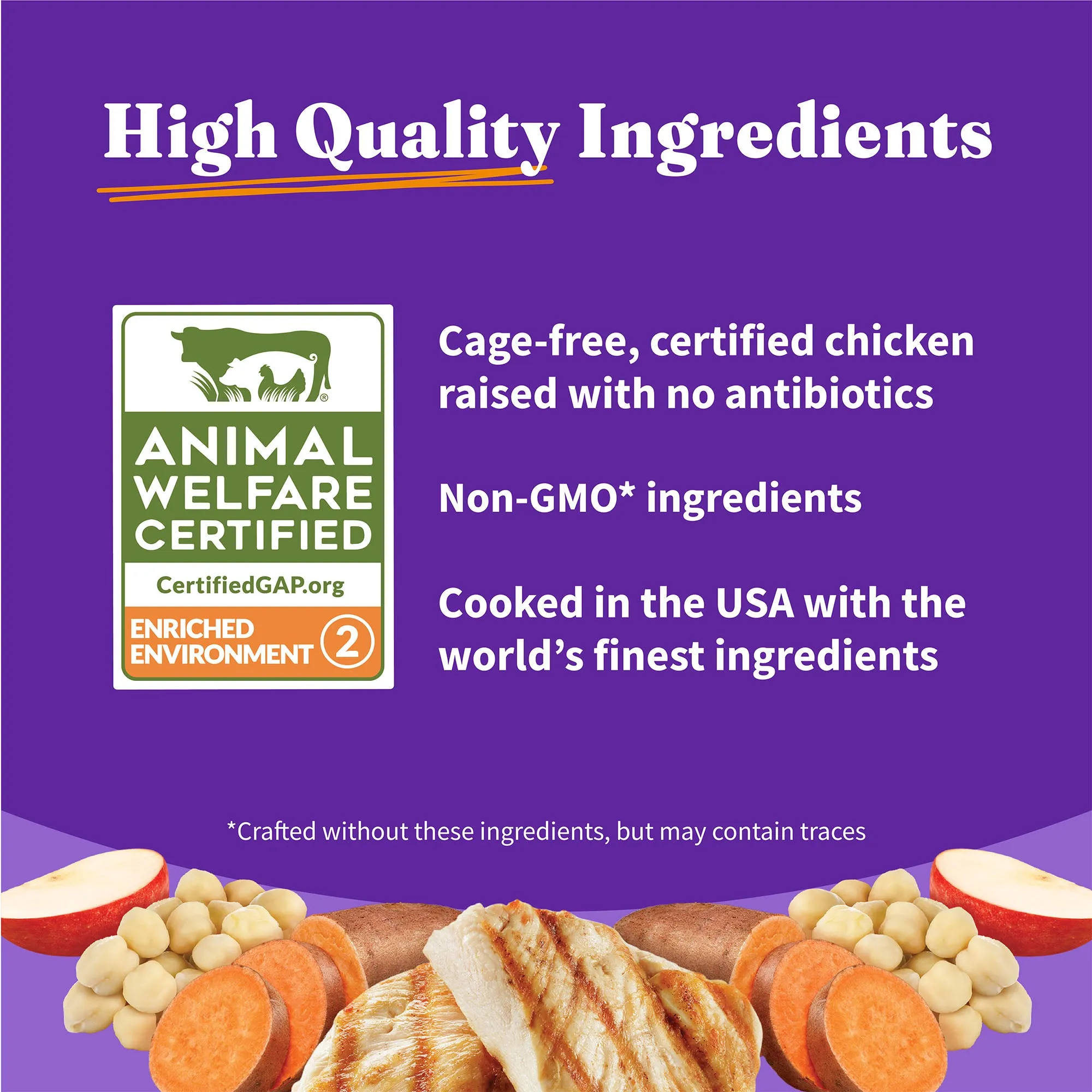 Holistic Grain Free Cage-Free Chicken & Sweet Potato Recipe Adult Dry Dog Food