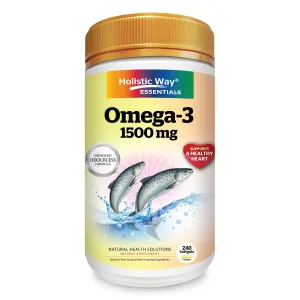 Holistic Way Essentials High Strength Omega-3 1500mg (240 Softgels)