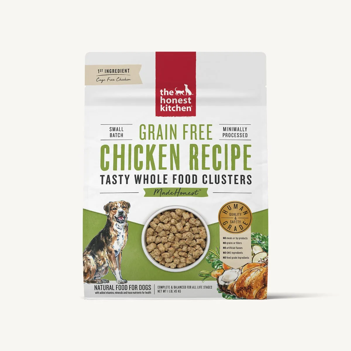 Honest Kitchen Whole Food Clusters Dog Food (Dry) - Chicken