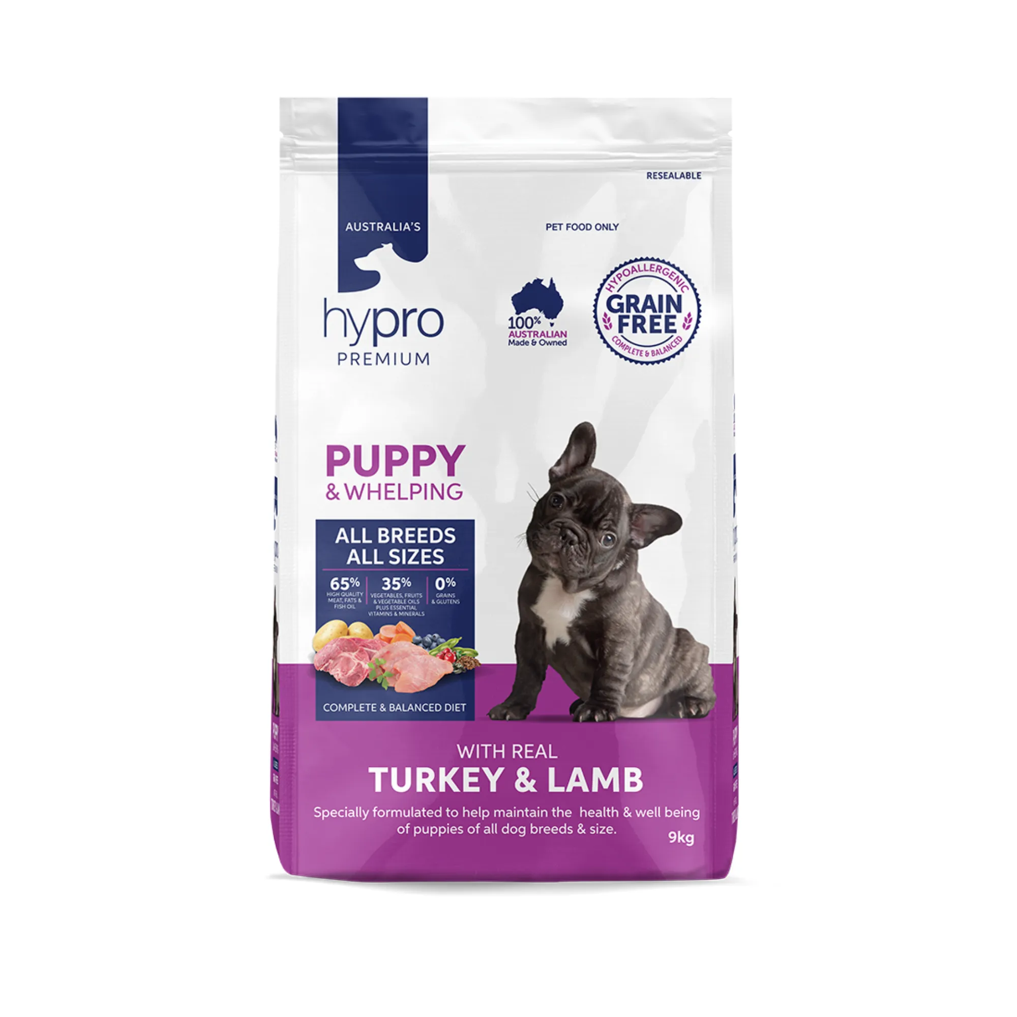 Hypro Premium Grain Free Puppy Turkey & Lamb Dry Dog Food