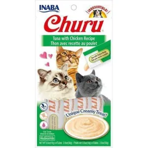 Inaba Churu Puree Tuna with Chicken Cat Treats 56g