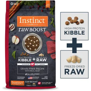 Instinct Nature's Variety Raw Boost Real Beef Dry Dog Food 10lb