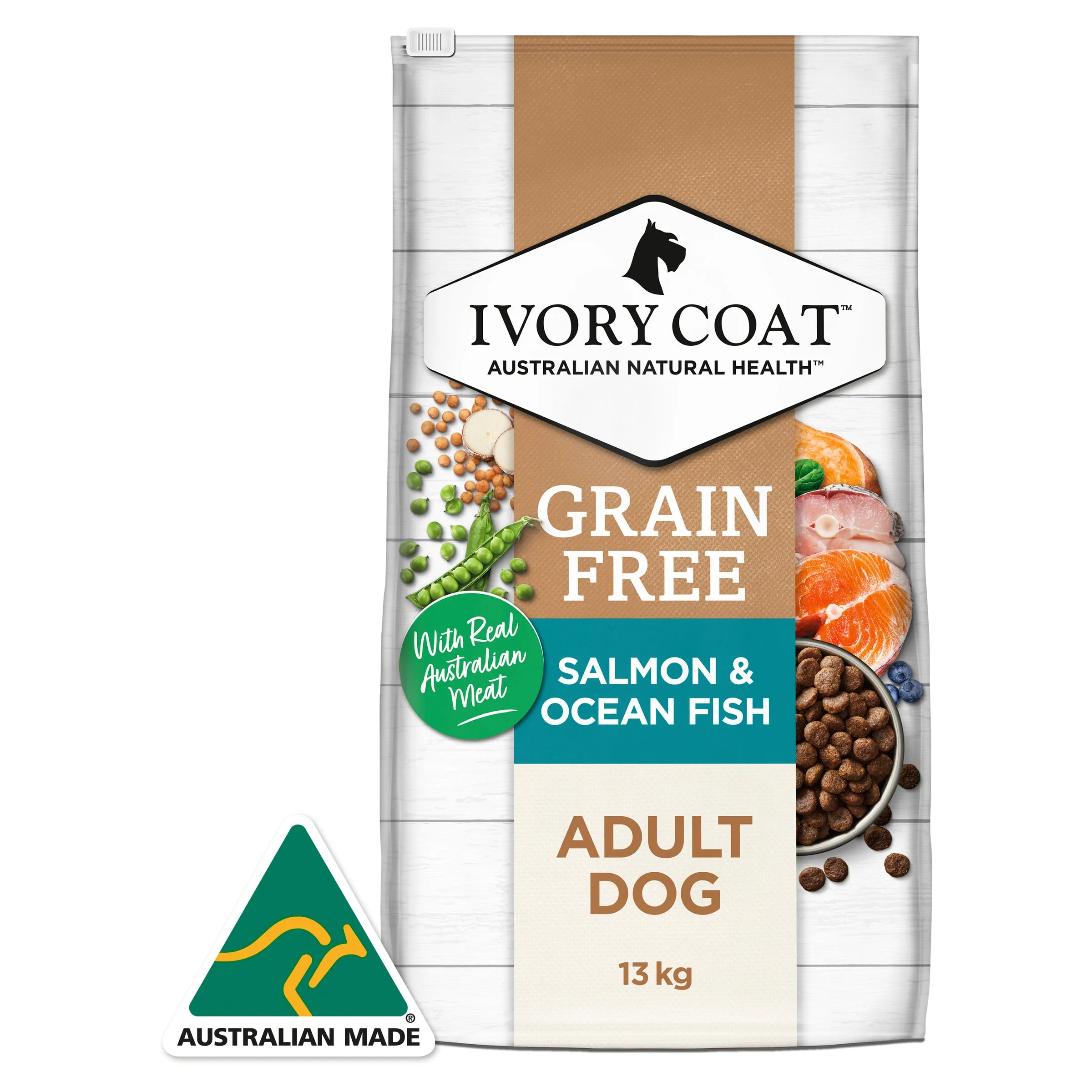 Ivory Coat Adult Grain Free Oceanfish & Salmon Dry Dog Food