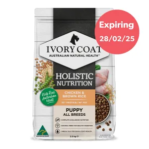 Ivory Coat Holistic Nutrition Puppy Chicken & Brown Rice Dry Dog Food