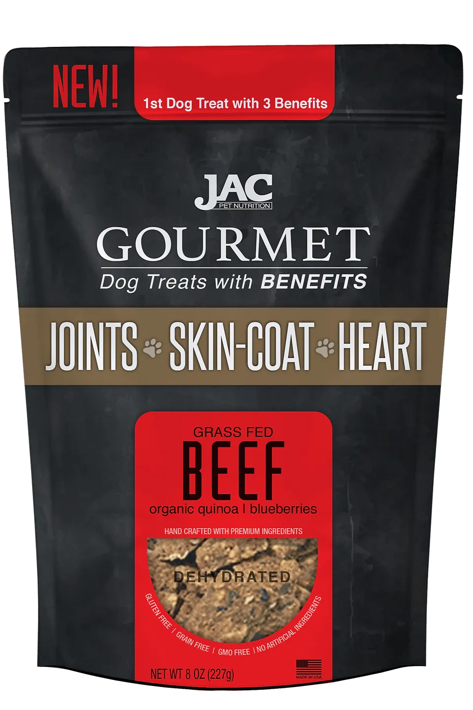 JAC Grass-Fed Beef Treats 8oz