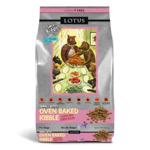 Lotus Small Bites Grain Free Turkey Recipe Dog Kibble