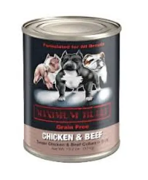 Maximum Bully Chicken & Beef Dog 12 / 13.2 oz